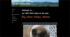Desktop Screenshot of bighornvalleyakitas.com